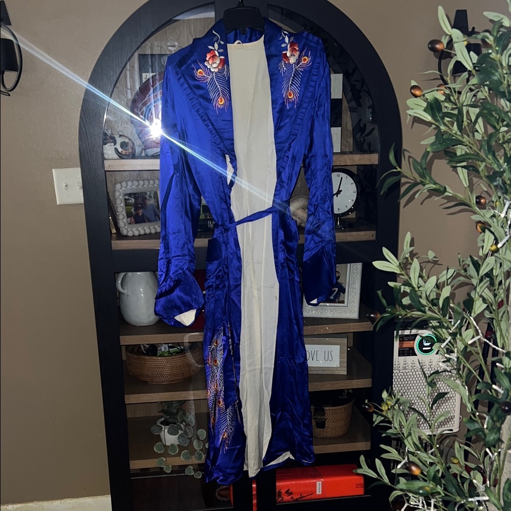 Vintage Embroidered Robe STUNNING
